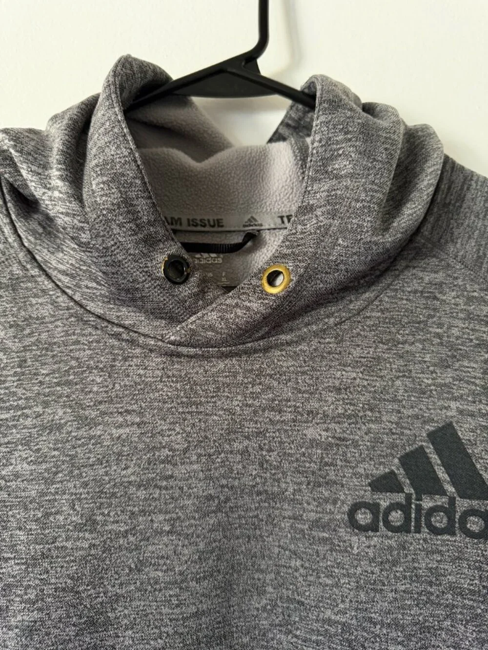 Adidas Team Issue ClimaWarm Gray Pullover Hoodie Men’s XL